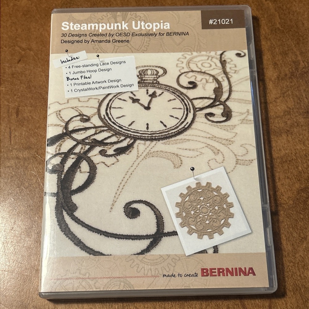 OESD for Bernina "Steampunk Utopia" #21021 - Disc